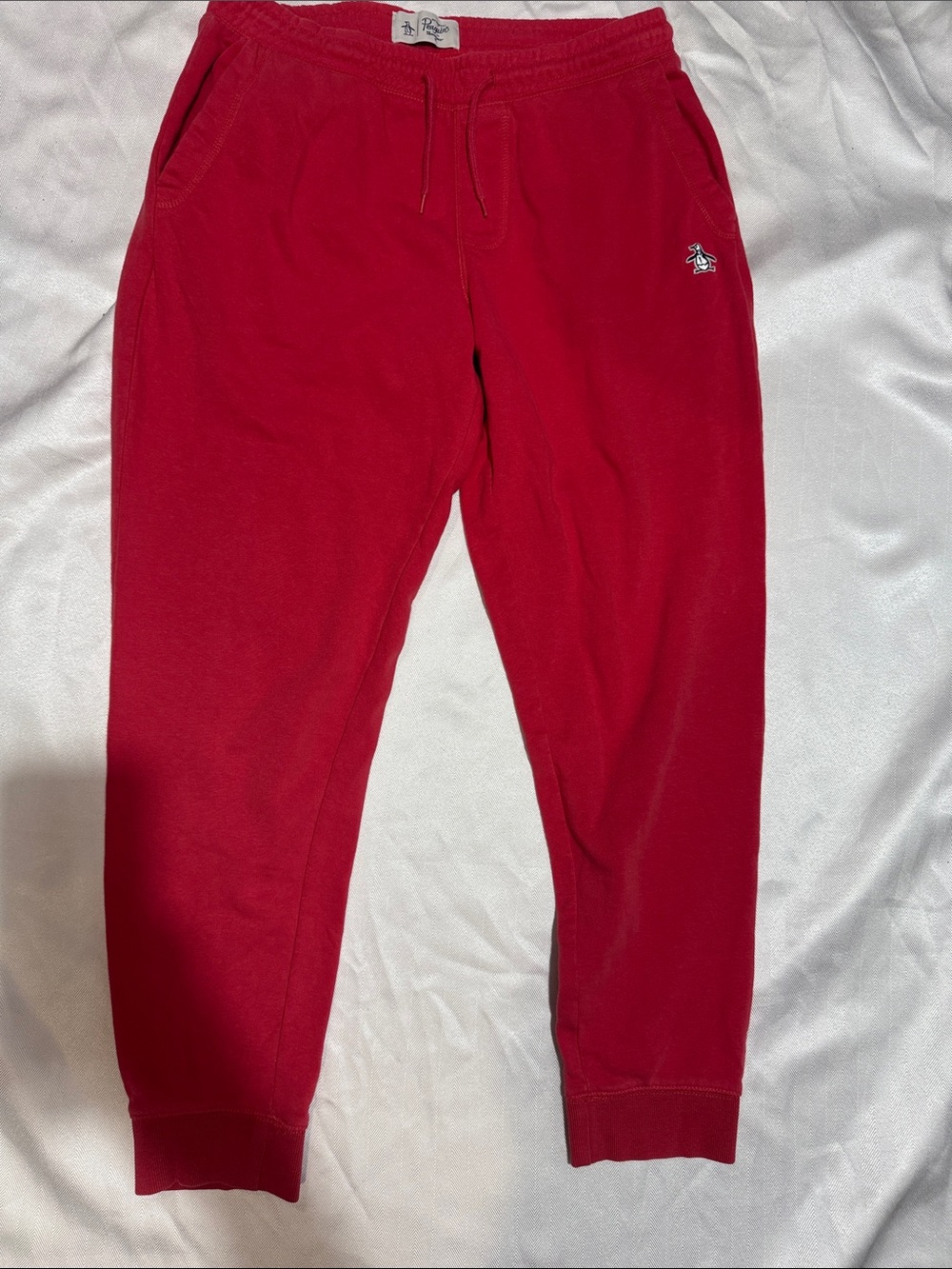 Original Penguin Kids Red Jogger Sweatpants